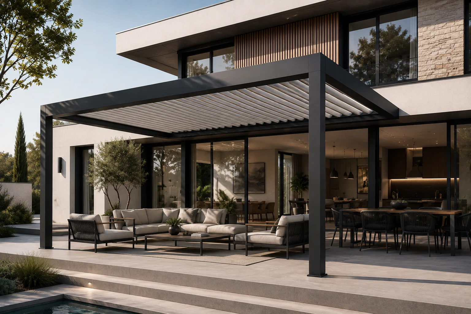 Pergola contemporaine
