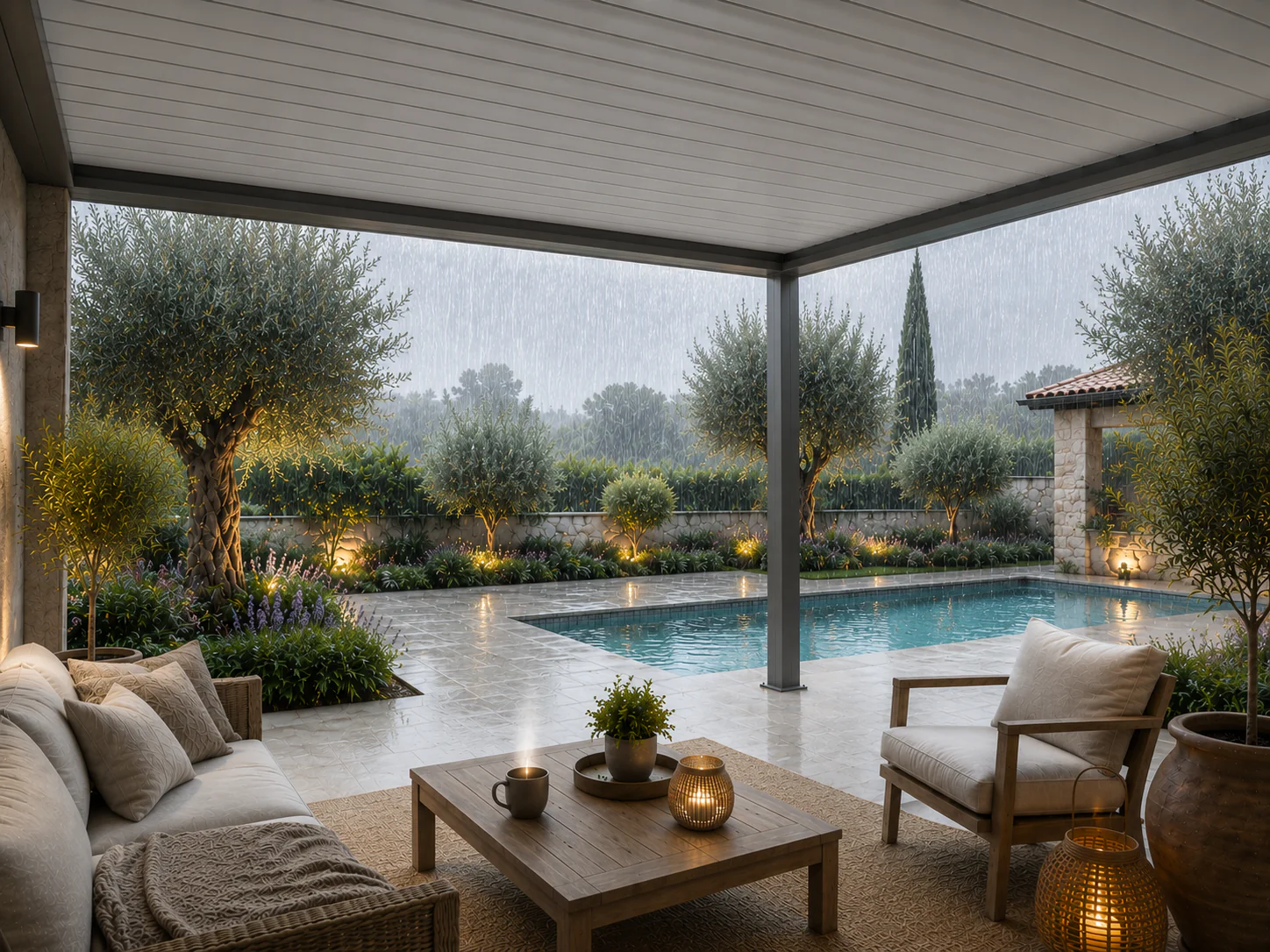 Capteurs météo pour pergola
