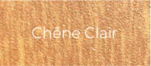 Échantillon Chêne Clair