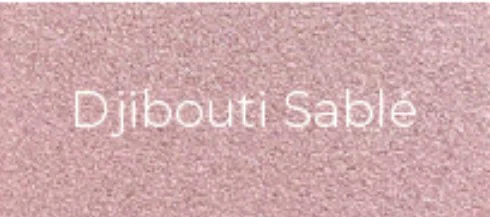 Échantillon Djibouti Sablé