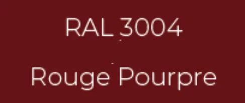 Échantillon RAL 3004 Rouge Pourpre