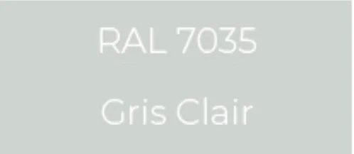 Échantillon RAL 7035 Gris Clair