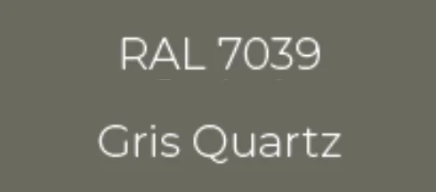 Échantillon RAL 7039 Gris Quartz