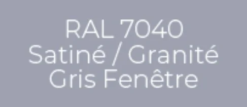 Échantillon RAL 7040 Gris Fenêtre