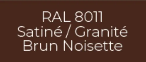 Échantillon RAL 8011 Brun Noisette